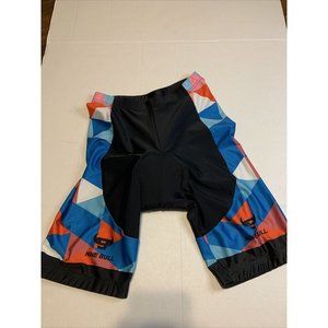 Nine Bull Womens Men Cycling Shorts Black Red White Size 2xl